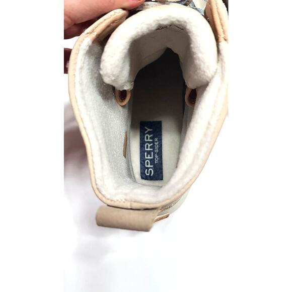 Sperry Top Sider Saltwater heel Ivory Techwave Stormwave boots NIB size 7.5 - Picture 6 of 9